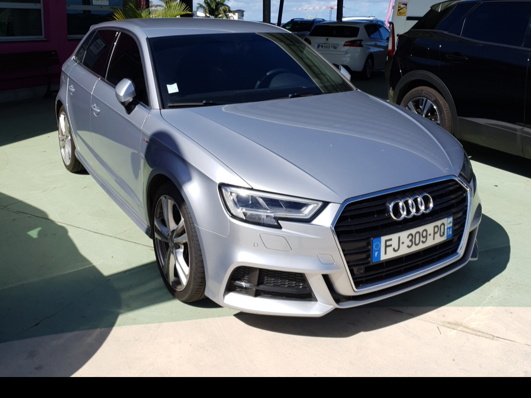 Voiture d’occasion AUDI A3 Sportback 30 TDI 116 S Line Plus année 2019 29358 km à 29900€ Les